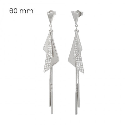 Stříbrné náušnice 40081401