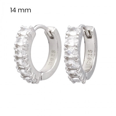 Stříbrné náušnice 40065101