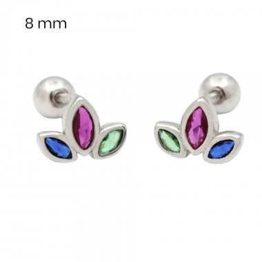 Stříbrné náušnice 40085002