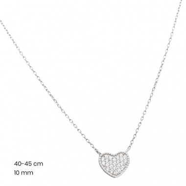 Stříbrný řetízek+přívěsek 40216601