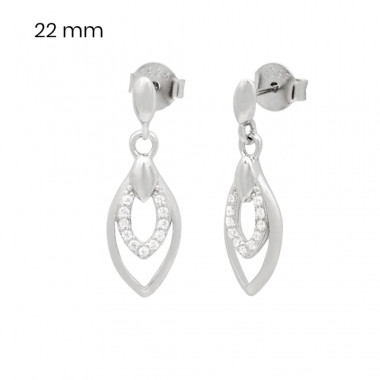 Stříbrné náušnice 40179101