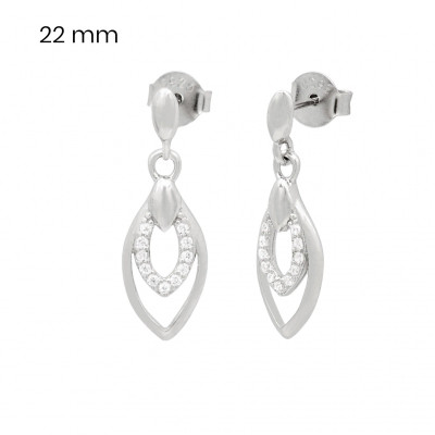 Stříbrné náušnice 40179101