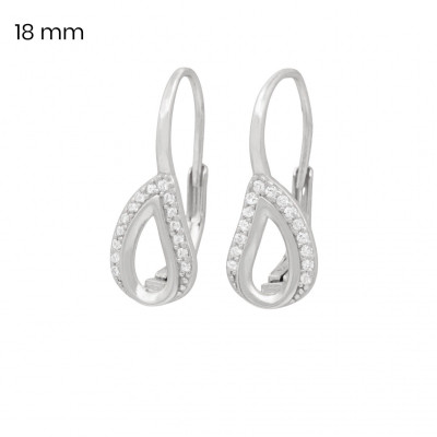 Stříbrné náušnice 40226701