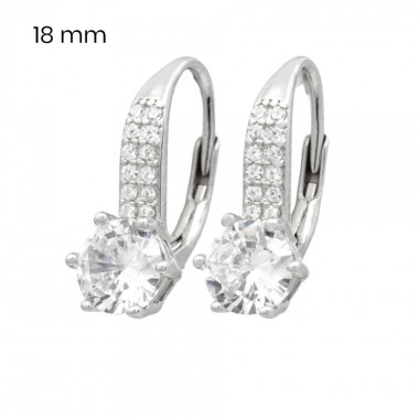 Stříbrné náušnice 40101901