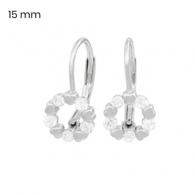 Stříbrné náušnice 40213301