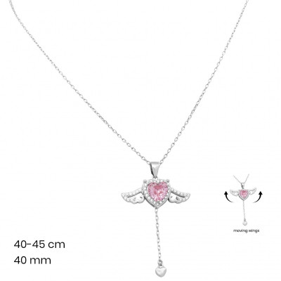 Stříbrný řetízek+přívěsek 40118302