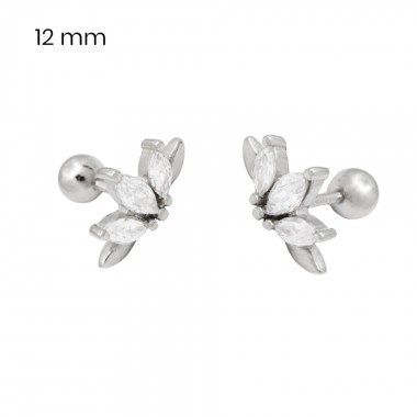 Stříbrné náušnice 40089001