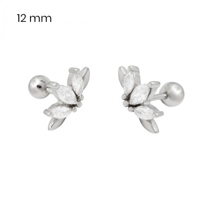 Stříbrné náušnice 40089001