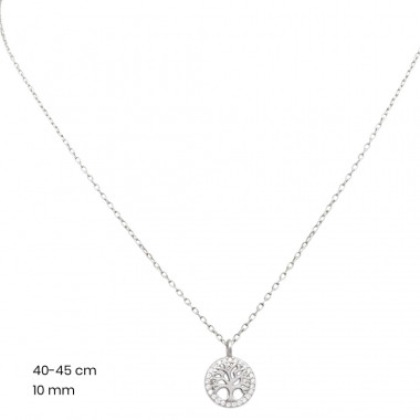 Stříbrný řetízek+přívěsek 40230601