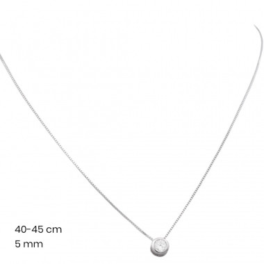 Stříbrný řetízek+přívěsek 40132601