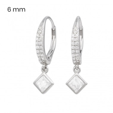 Stříbrné náušnice 40163101