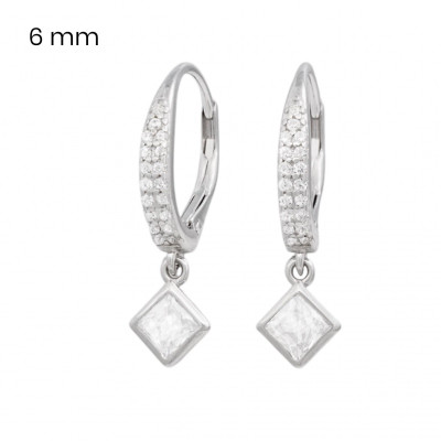 Stříbrné náušnice 40163101