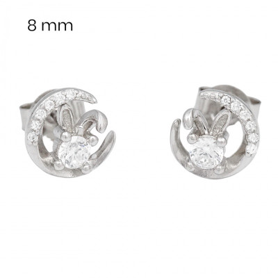 Stříbrné náušnice 40062301