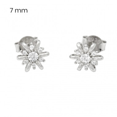 Stříbrné náušnice 40113101