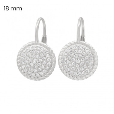 Stříbrné náušnice 40235101