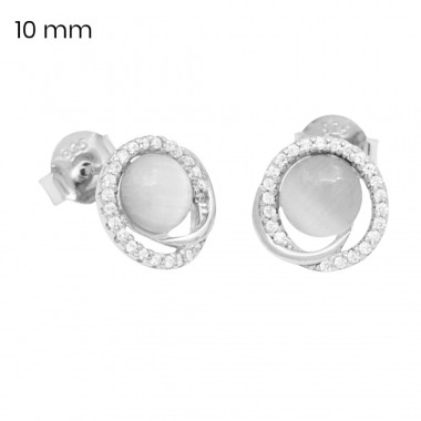 Stříbrné náušnice 40202601
