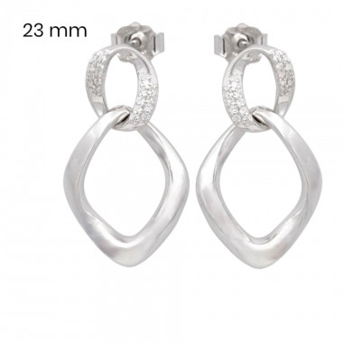Stříbrné náušnice 40140601