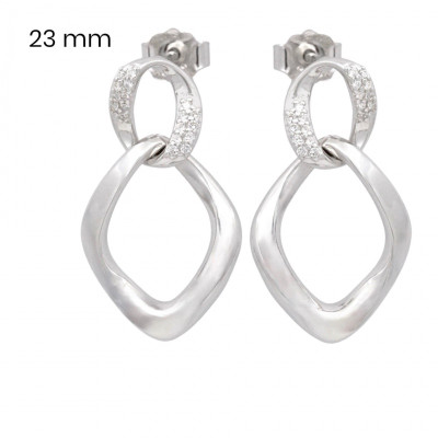 Stříbrné náušnice 40140601