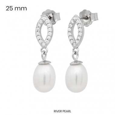 Stříbrné náušnice 40201801