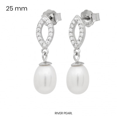 Stříbrné náušnice 40201801