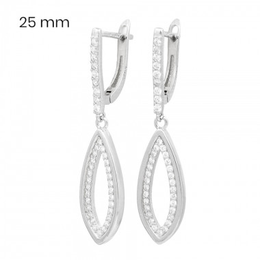 Stříbrné náušnice 40098301