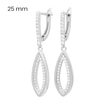 Stříbrné náušnice 40098301