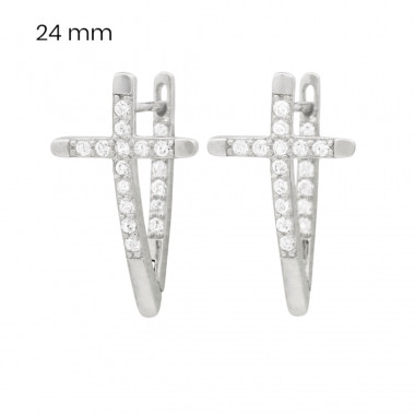 Stříbrné náušnice 40181701