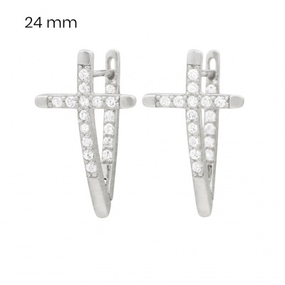 Stříbrné náušnice 40181701