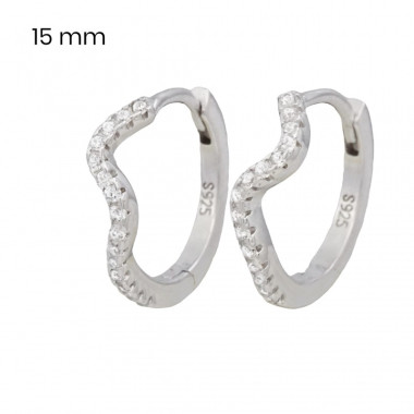 Stříbrné náušnice 40125801