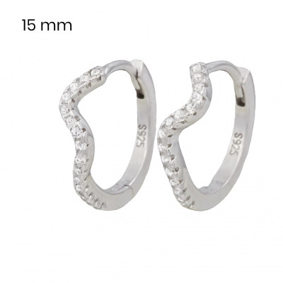 Stříbrné náušnice 40125801