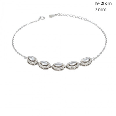 Stříbrný náramek 40051801