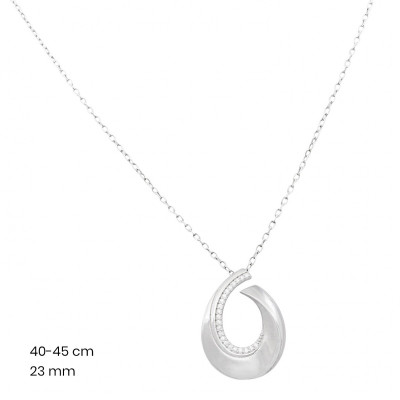 Stříbrný řetízek+přívěsek 40199601