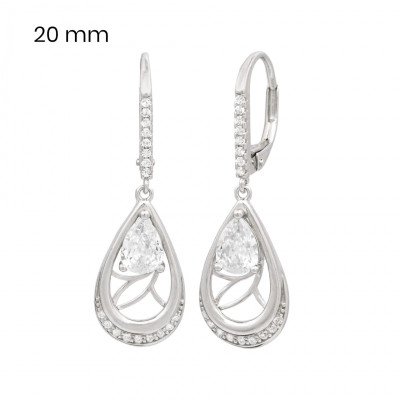 Stříbrné náušnice 40063901