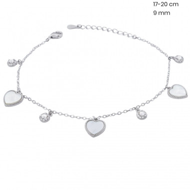 Stříbrný náramek 40115701