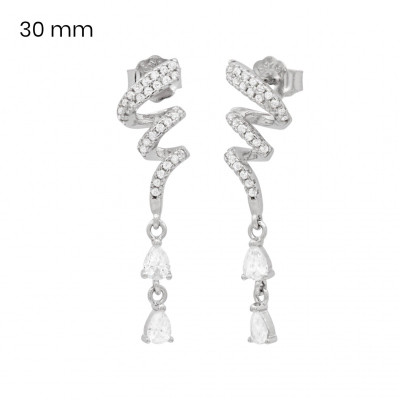 Stříbrné náušnice 40201701