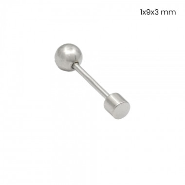 Stříbrný piercing do ucha 40083701