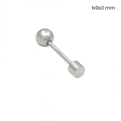 Stříbrný piercing do ucha 40083701