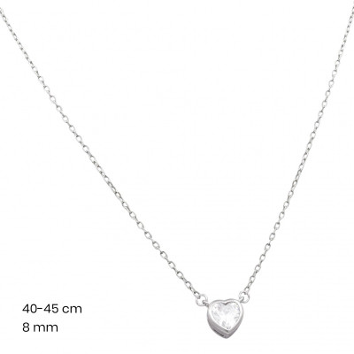 Stříbrný řetízek+přívěsek 40160501