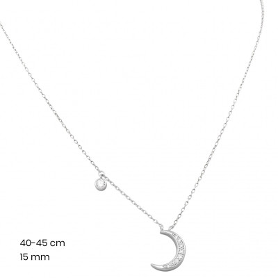 Stříbrný řetízek+přívěsek 40177301