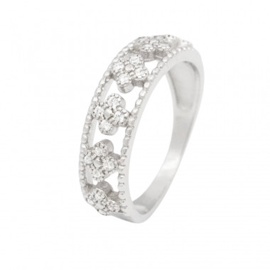 Stříbrný prsten 402244