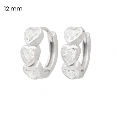 Stříbrné náušnice 40231501