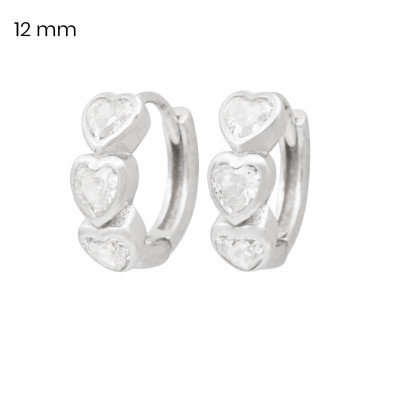 Stříbrné náušnice 40231501