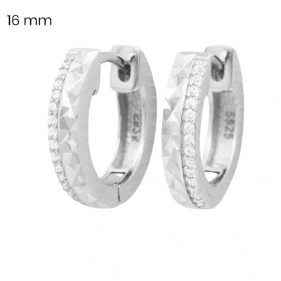 Stříbrné náušnice 40234701