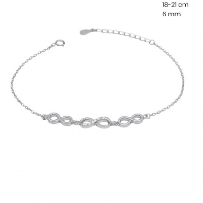 Stříbrný náramek 40116901