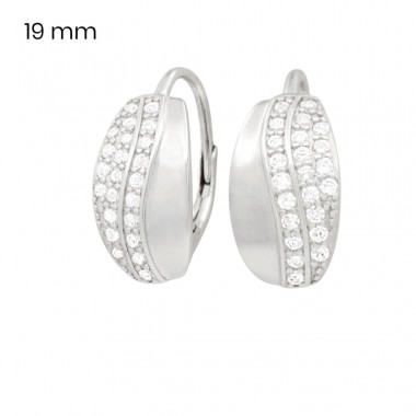 Stříbrné náušnice 40184101