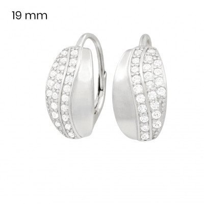 Stříbrné náušnice 40184101