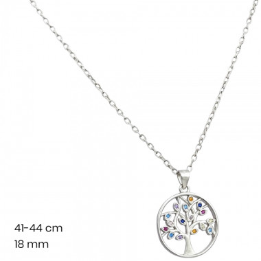 Stříbrný řetízek+přívěsek 40041801