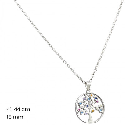 Stříbrný řetízek+přívěsek 40041801