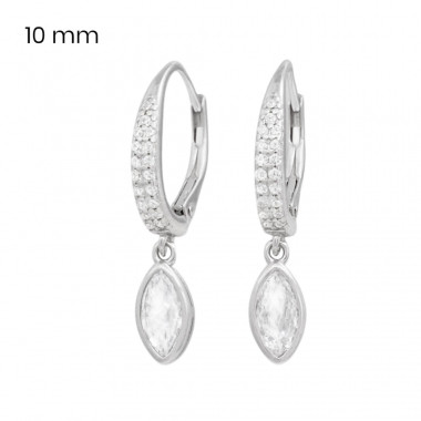 Stříbrné náušnice 40163401