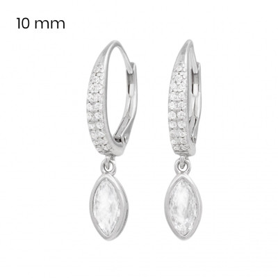 Stříbrné náušnice 40163401